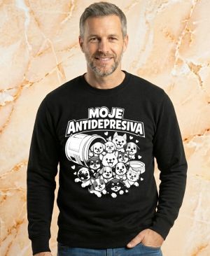 Moje antidepresiva psi, bílý potisk