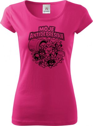 Moje antidepresiva psi, černý potisk