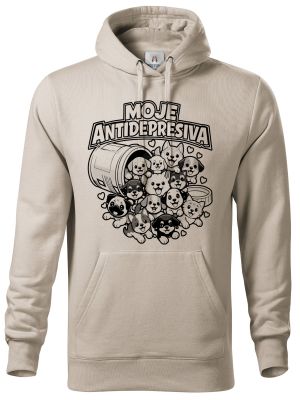 Moje antidepresiva psi, černý potisk