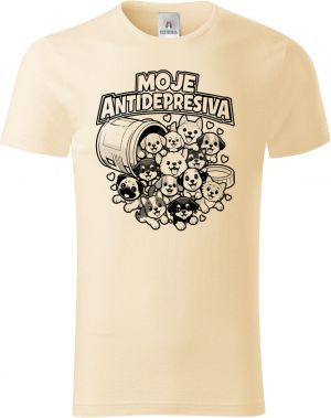 Moje antidepresiva psi, černý potisk