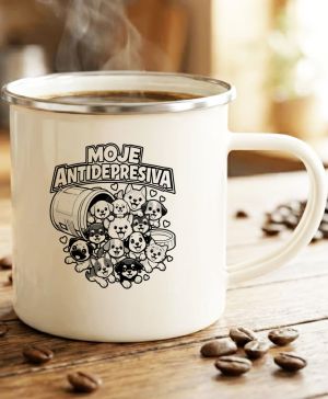 Moje antidepresiva psi, černý potisk