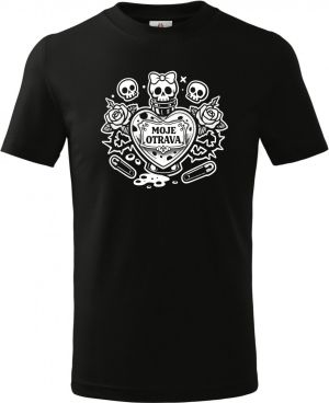 Moje otrava, bílý potisk