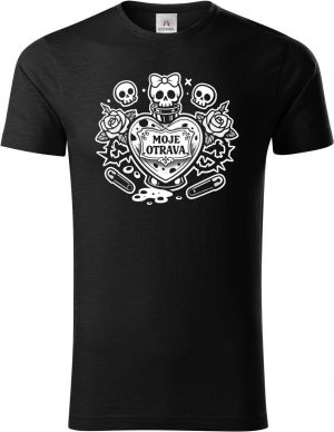 Moje otrava, bílý potisk