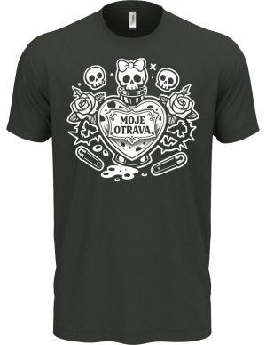 Moje otrava, bílý potisk