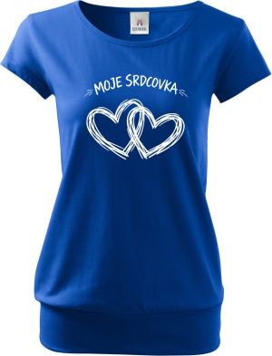 Moje srdcovka, bílý potisk