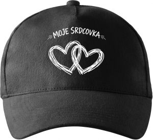 Moje srdcovka, bílý potisk