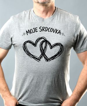 Moje srdcovka, černý potisk