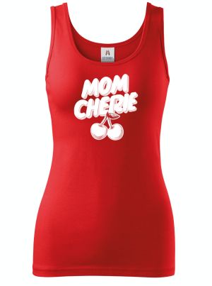 Mom cherie, bílý potisk