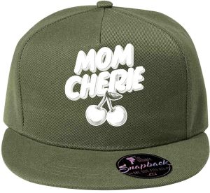 Mom cherie, bílý potisk