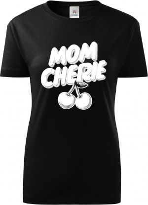 Mom cherie, bílý potisk