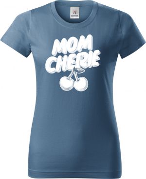 Mom cherie, bílý potisk