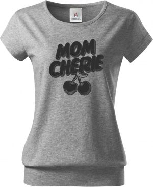 Mom cherie, černý potisk