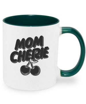 Mom cherie, černý potisk
