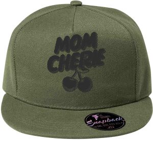 Mom cherie, černý potisk