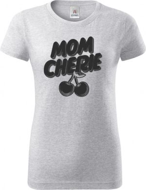 Mom cherie, černý potisk