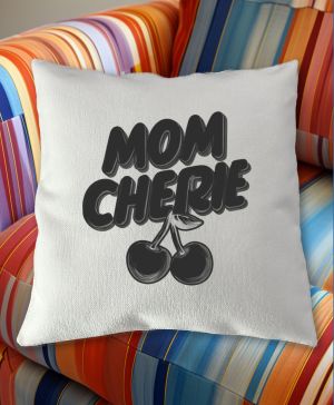 Mom cherie, černý potisk