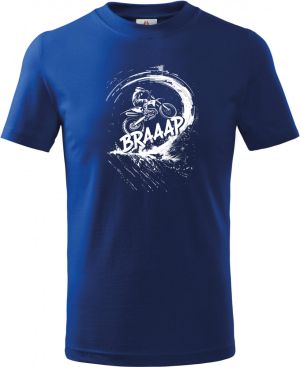 Motokros, BRAAAP, bílý tisk
