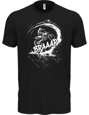 Motokros, BRAAAP, bílý tisk