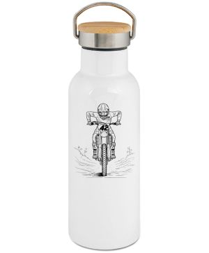 Motokrosový jezdec, černý tisk