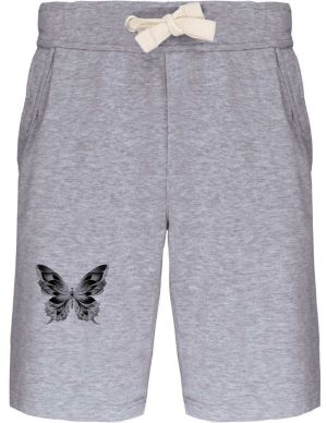 Motýlí ornament, černý potisk