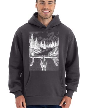 Mountain road biker, bílý potisk