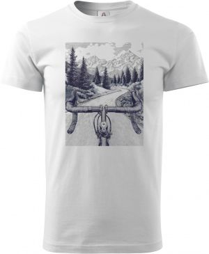 Mountain road biker