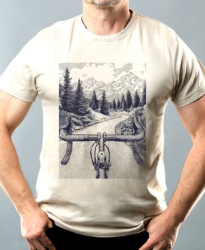 Mountain road biker