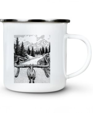 Mountain road biker