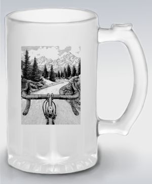 Mountain road biker