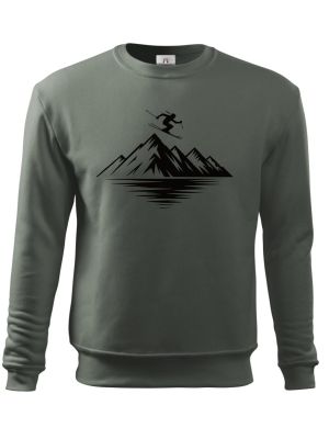 Mountain ski, černý potisk