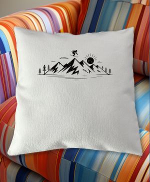 Mountain Snowboard, černý potisk