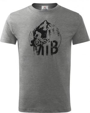 MTB - Mountain bike, horské kolo, v3, černý potisk