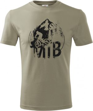 MTB - Mountain bike, horské kolo, v3, černý potisk