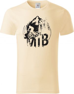 MTB - Mountain bike, horské kolo, v3, černý potisk