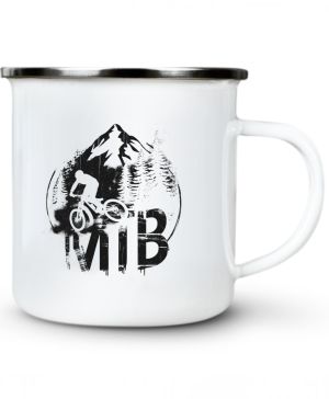MTB - Mountain bike, horské kolo, v3, černý potisk