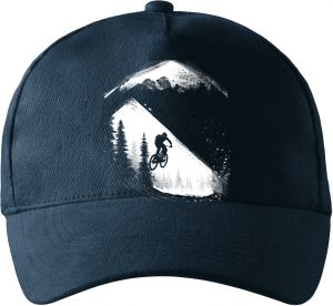 MTB - Mountain bike, horské kolo, V4, bílý potisk