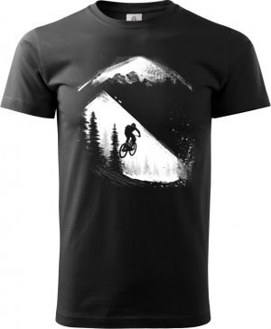 MTB - Mountain bike, horské kolo, V4, bílý potisk