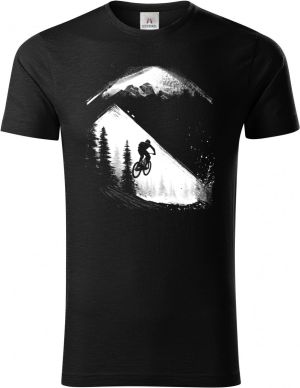 MTB - Mountain bike, horské kolo, V4, bílý potisk