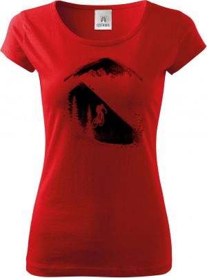 MTB - Mountain bike, horské kolo, v4, černý potisk