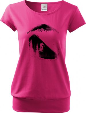 MTB - Mountain bike, horské kolo, v4, černý potisk