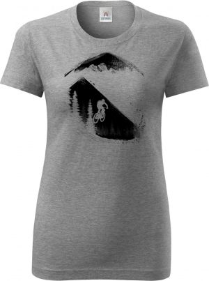 MTB - Mountain bike, horské kolo, v4, černý potisk