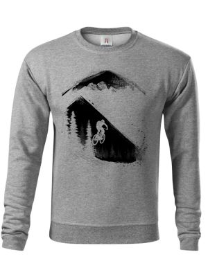 MTB - Mountain bike, horské kolo, v4, černý potisk