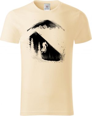 MTB - Mountain bike, horské kolo, v4, černý potisk