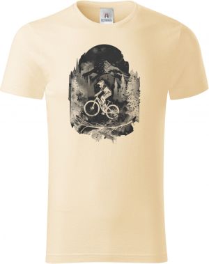 MTB západ slunce, černý potisk