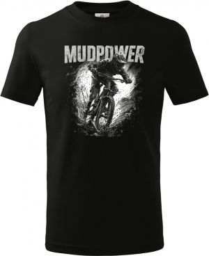 MUDPOWER, Downhill, MTB, Mountain Bike, bílý, V4