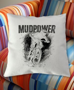 MUDPOWER, Downhill, MTB, Mountain Bike, bílý, V4