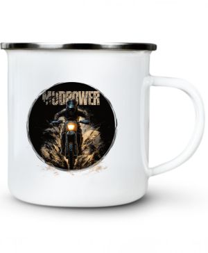 MUDPOWER, Enduro, Motocross, bílý, V3