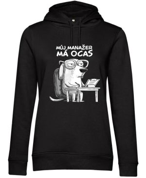 Můj manažer má ocas, bílý potisk