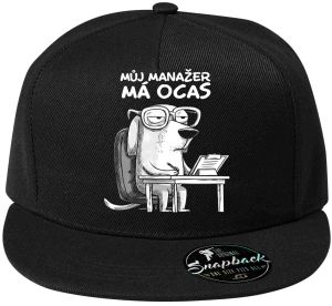 Můj manažer má ocas, bílý potisk