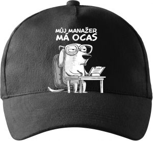 Můj manažer má ocas, bílý potisk